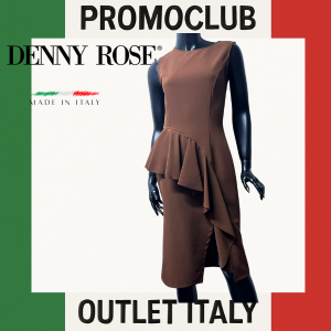 Рокля Denny Rose,90% полиестер, 10% еластан, размер 42, Италия